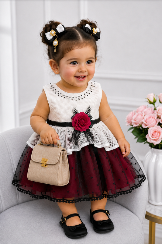 Robe de bébé fille